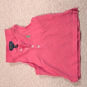 Polo by Ralph Lauren Pink Sleeveless Kids Top
